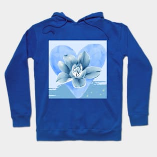 BLUE FLOWER LOVE Hoodie